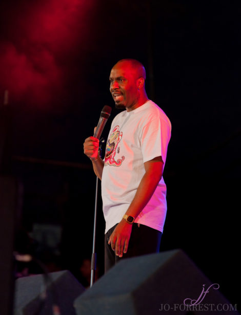 Dane Baptiste, Leeds Festival, Bramham Park, Review, Comedy, Jo Forrest