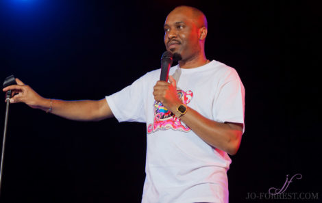 Dane Baptiste, Leeds Festival, Bramham Park, Review, Comedy, Jo Forrest