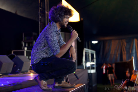 Masud Milas, Comedy, Leeds festival, Jo Forrest, Review, Bramham Park, Photography