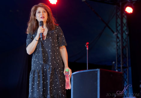 Shappi Khorsandi, Comedy, Leeds festival, Jo Forrest, Review, Bramham Park, Photography