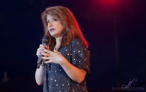 Shappi Khorsandi, Comedy, Leeds festival, Jo Forrest, Review, Bramham Park, Photography